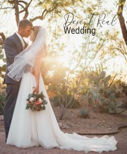 Real Wedding Feature - die-zinz in the Desert - Unique custom floral!