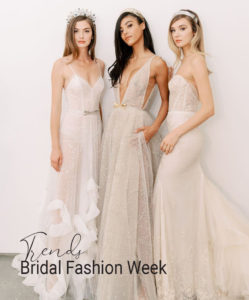 Hot Off the Runway: Striking Trends From Bridal Fashion Week