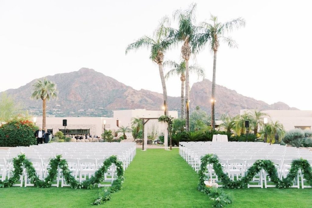 Scottsdale Arizona outdoor wedding venue