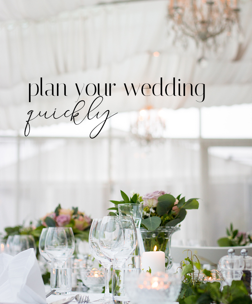 Planning your wedding quickly in Arizona
