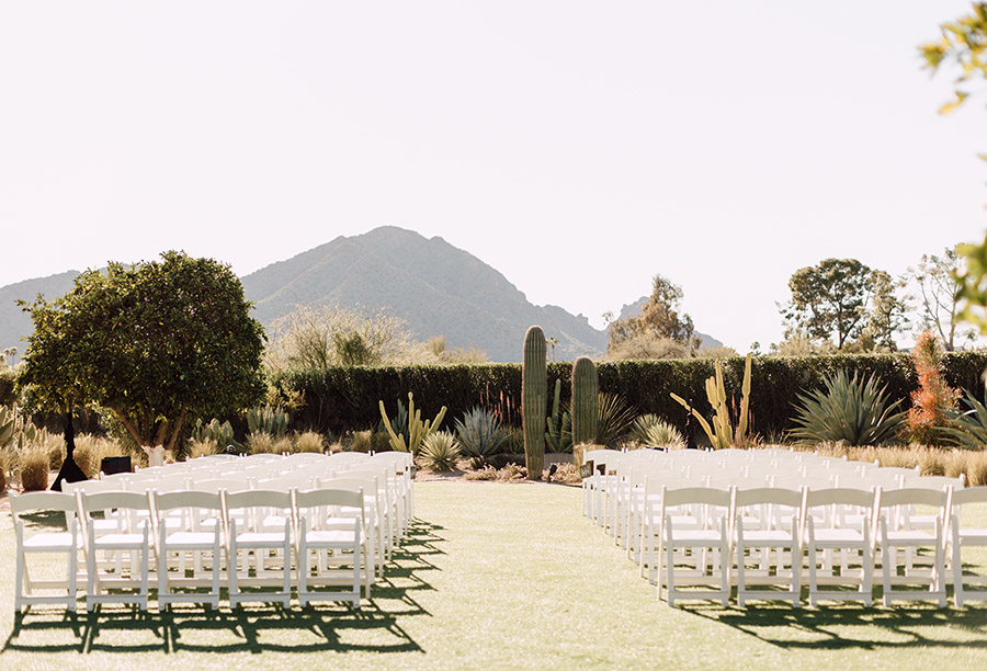 Scottsdale outdoor wedding site