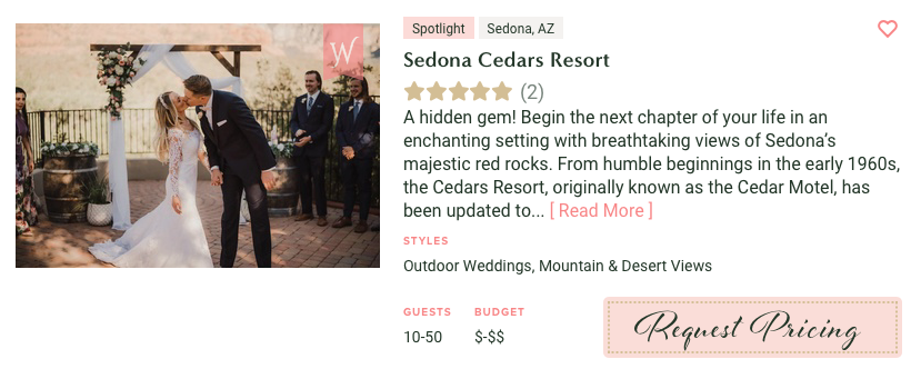 Sedona Weddings