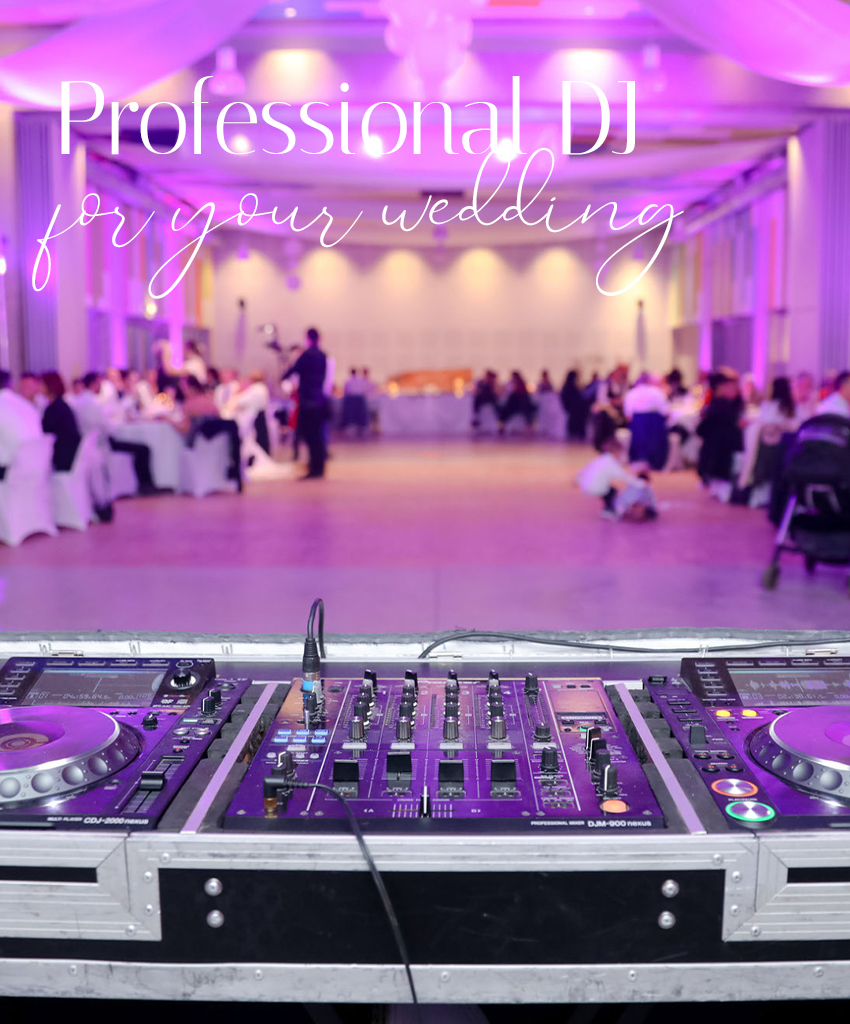 professional dj for weddings