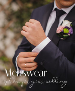Menswear options for your Arizona wedding