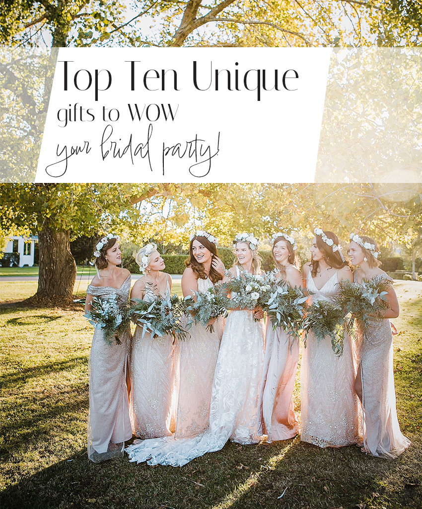 top 10 gift ideas to give to your bridesmaids