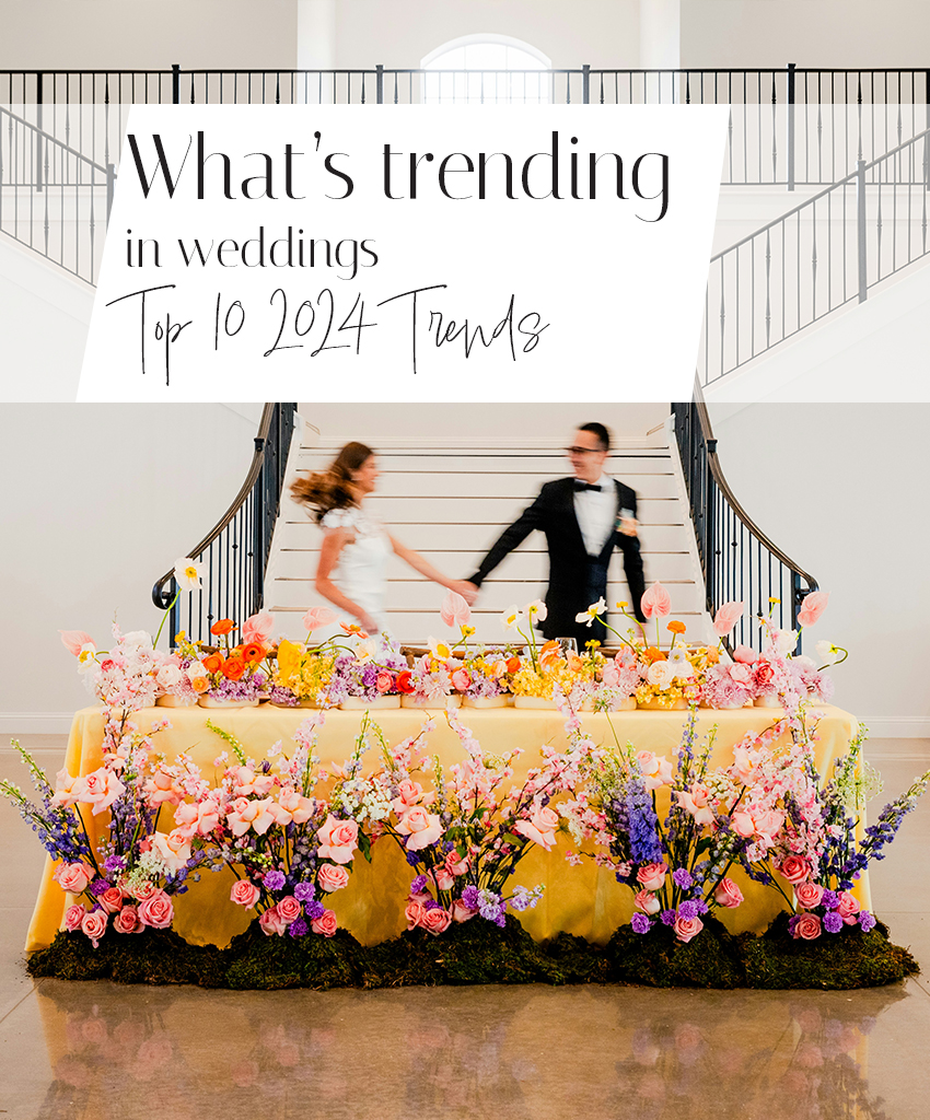 top 2024 wedding trends