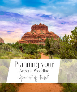Sedona Arizona is a Destination wedding location that is popular with a lot of out of town couples